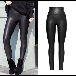 Sold Spanx Faux leggings Sz. M black
